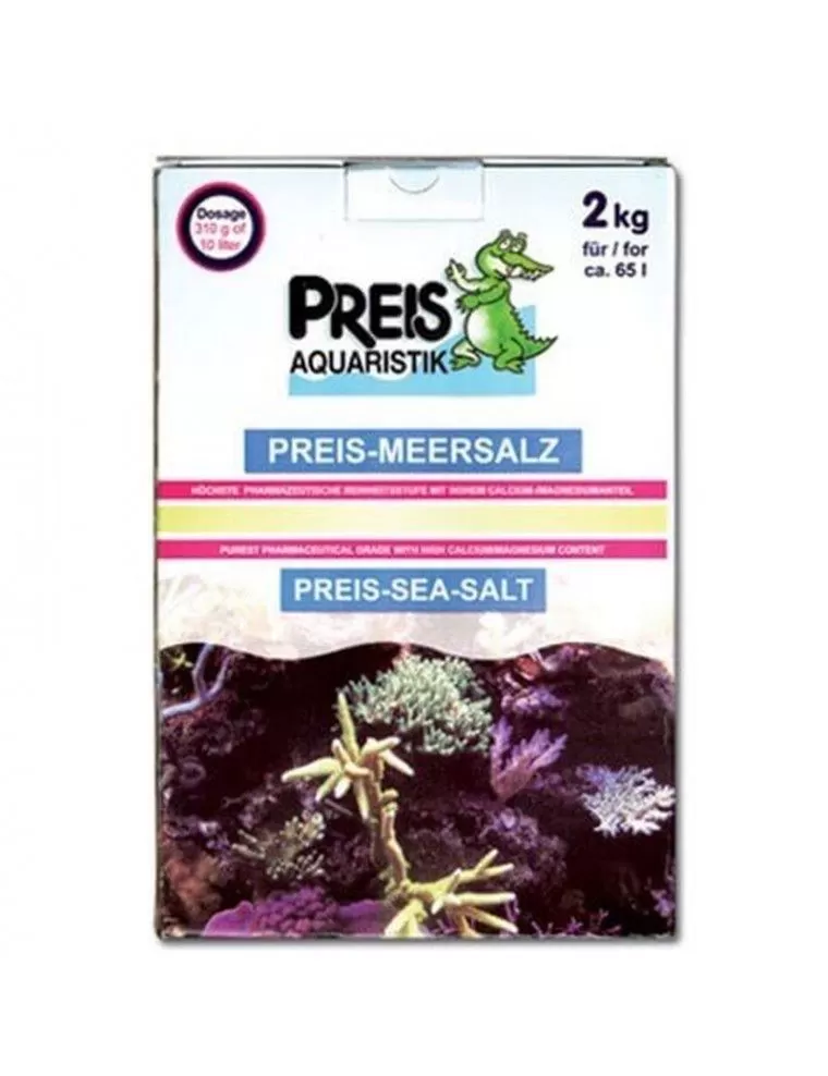 PREIS - Preis-Meersalz - 2 kg - Salt for marine aquarium Preis Aquaristik - 1