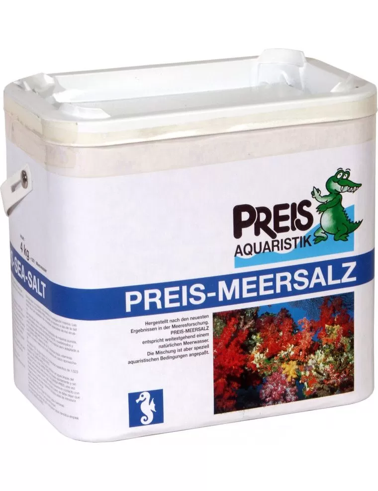 PREIS - Preis-Meersalz - 4kg - Marine aquarium salt Preis Aquaristik - 1