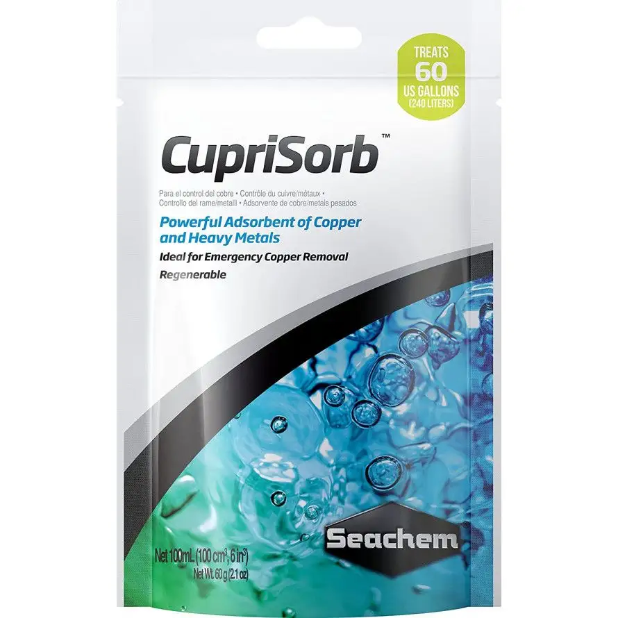 SEACHEM - Cuprisorb 100ml - Absorbant de cuivre et de métaux lourds