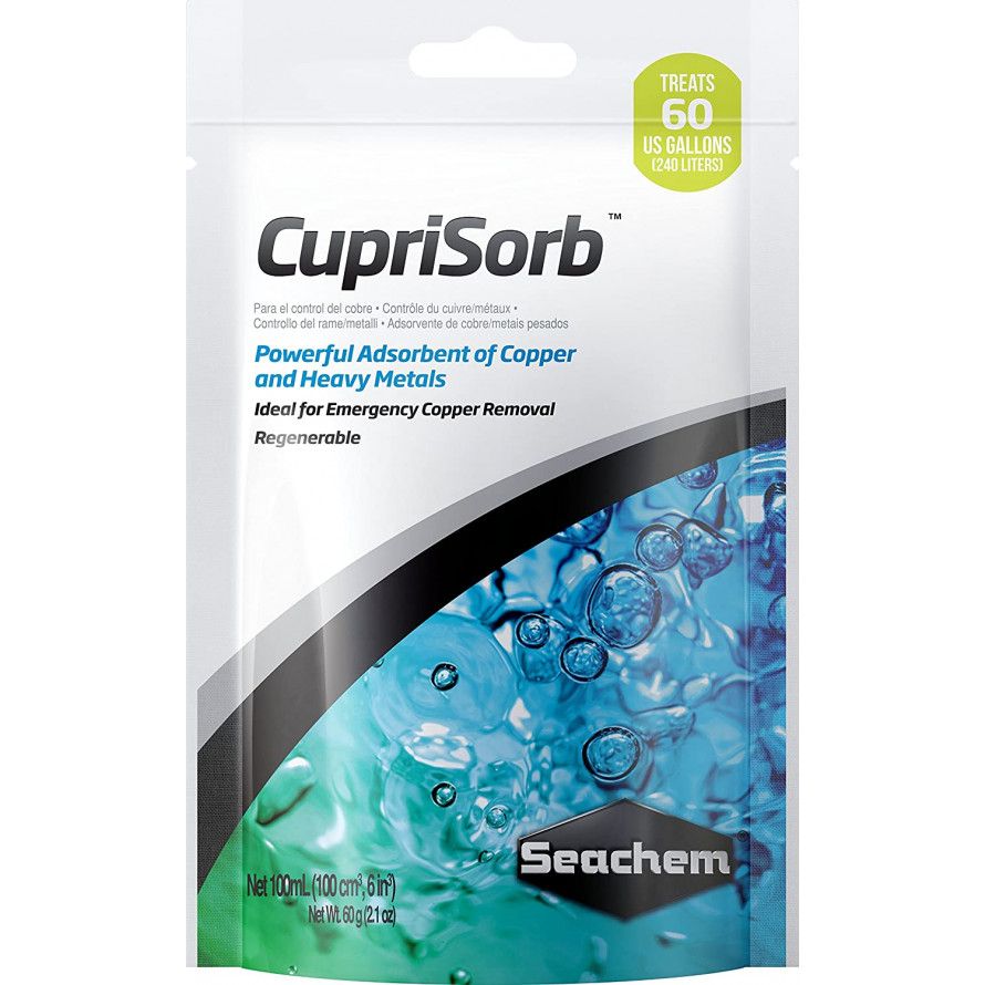 SEACHEM - Cuprisorb 100ml - Absorbente de cobre y metales pesados SEACHEM - Cuprisorb 100ml - Absorbente de cobre y metales pesados