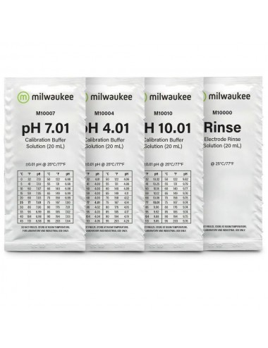 MILWAUKEE – Frest-Start – Starter-Lösungsbeutel-Set für pH-Messgeräte und Tester