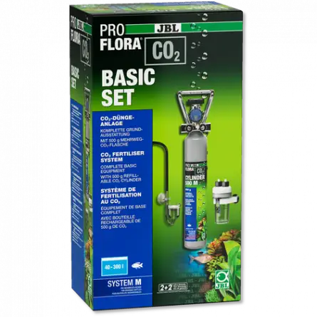 JBL - ProFlora CO² - Osnovni set M - 40-300 L - Kompletan set za gnojidbu CO2 s bocom za ponovno punjenje JBL - ProFlora CO² - Osnovni set M - 40-300 L - Kompletan set za gnojidbu CO2 s bocom za ponovno punjenje