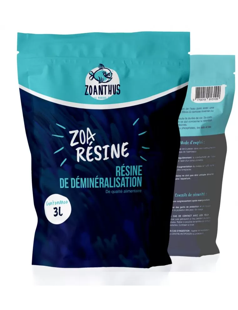 - Zoanthus.fr - Demineralization resin - 3 liters