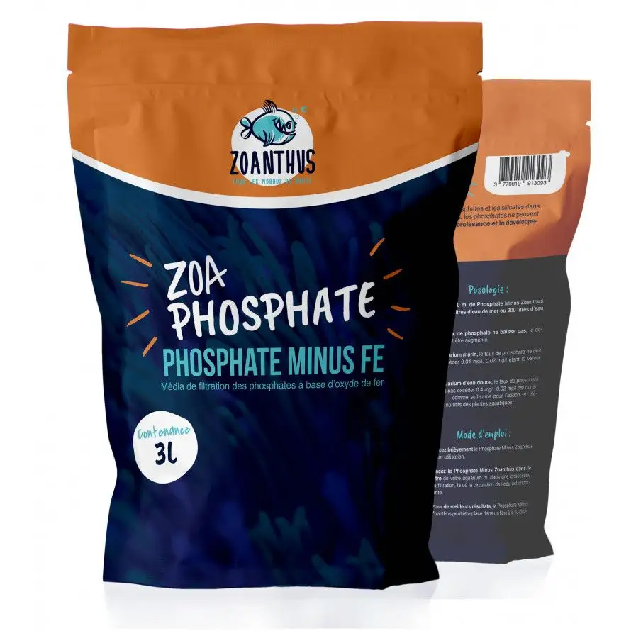 - ZOANTHUS.fr - Phosphate minus fe - 3 Litres