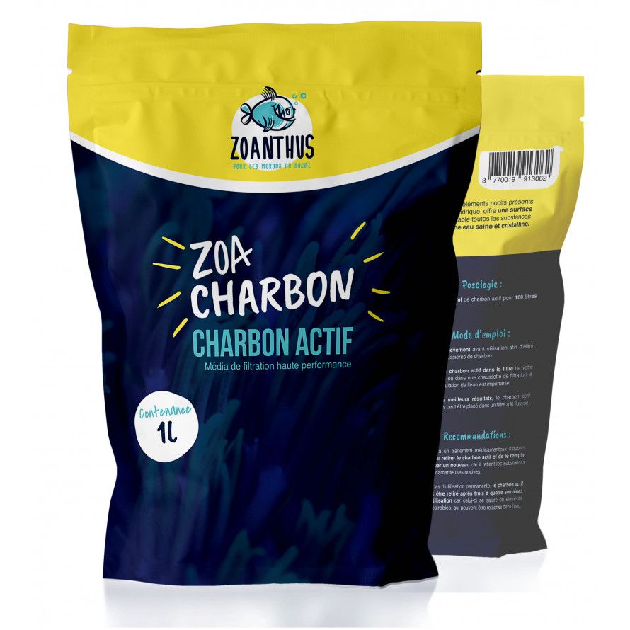 - ZOANTHUS.fr - Carvão ativado - 1000ml - ZOANTHUS.fr - Carvão ativado - 1000ml