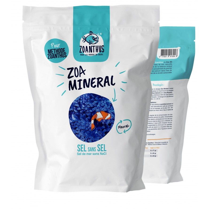 - ZOANTHUS.fr - Zoa Mineral - 1kg - « sels sans sel » - ZOANTHUS.fr - Zoa Mineral - 1kg - « sels sans sel »