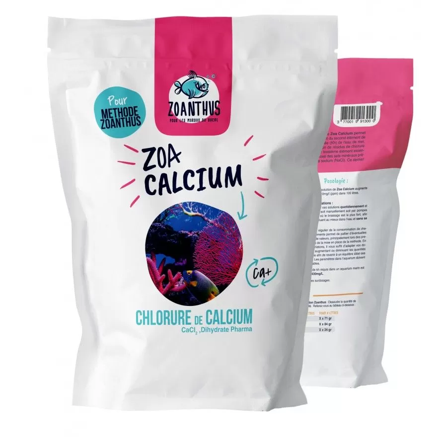 - ZOANTHUS.fr - Zoa Calcium - 1kg - Calcium chloride dihydrate