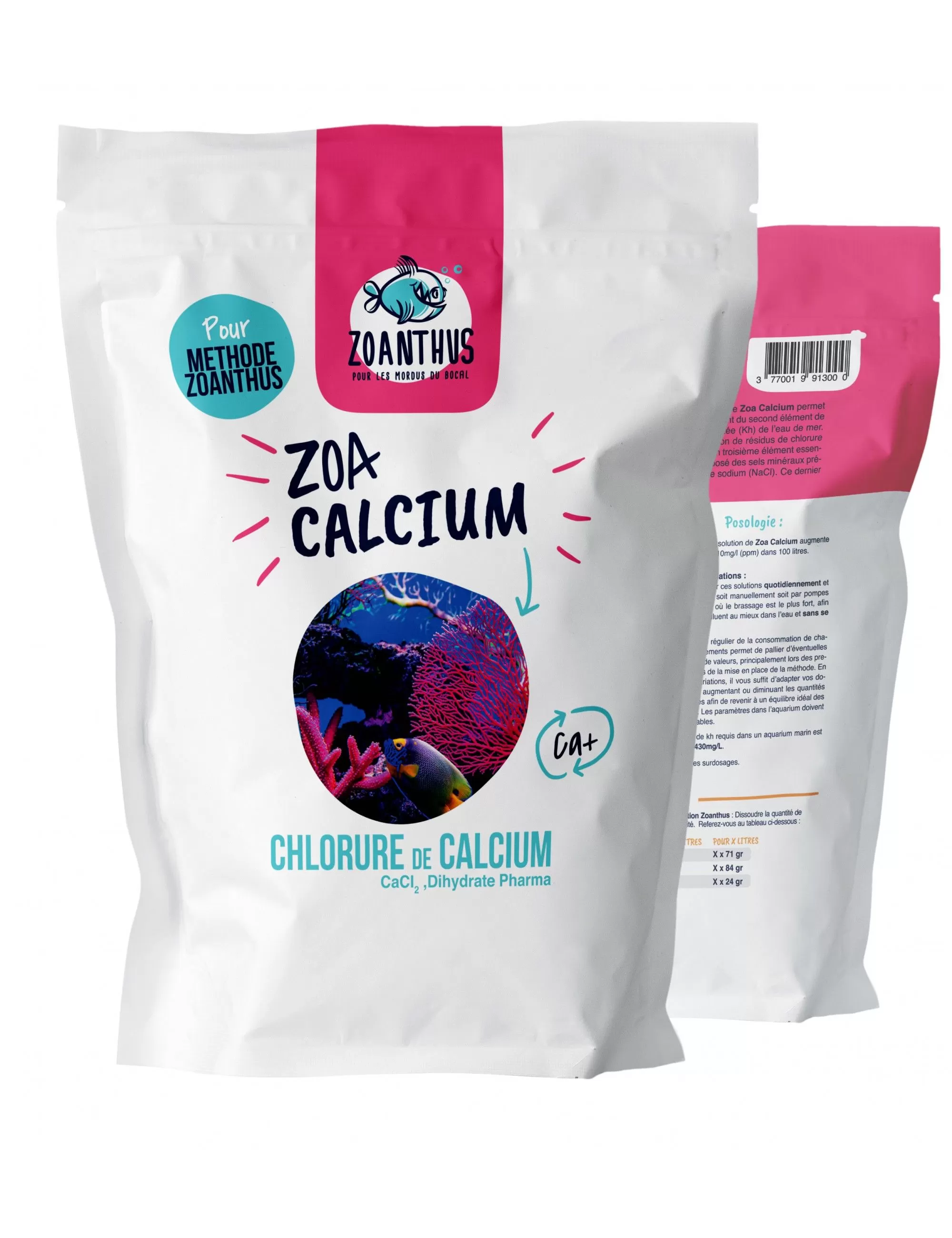  Zoa Calcium - 3kg - Chlorure de calcium dihydraté