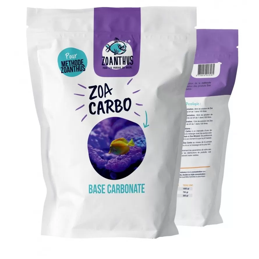 - ZOANTHUS.FR - Zoa Carbo - 3 kilos - Pour balling base carbonate