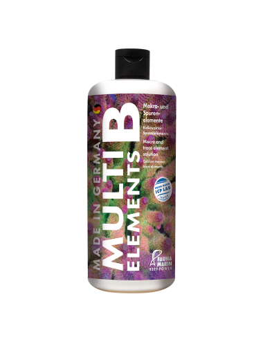 FAUNA MARIN - Multi Elements B - 500 ml - Mixture of trace elements - For the resistance of coral tissue