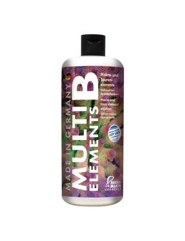 FAUNA MARIN - Multi Elements B - 1000 ml - Miscela di oligoelementi - Per la resistenza del tessuto corallo