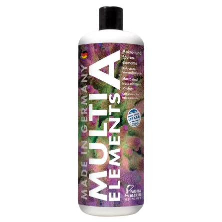 FAUNA MARIN - Multi Elements A - 1000 ml - Mixture of trace elements - For the growth of the coral skeleton