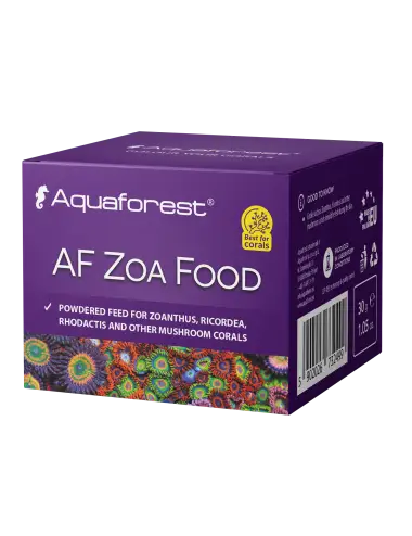 AQUAFOREST - AF Zoa Food - 30 G - Alimento in polvere per Zoanthus, Ricordea, Rhodactis e altri funghi coralli