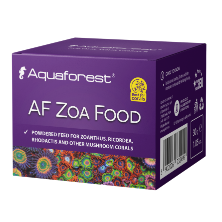 AQUAFOREST - AF Zoa Food - 30 G - Alimento en polvo para Zoanthus, Ricordea, Rhodactis y otros corales hongos AQUAFOREST - AF Zoa Food - 30 G - Alimento en polvo para Zoanthus, Ricordea, Rhodactis y otros corales hongos