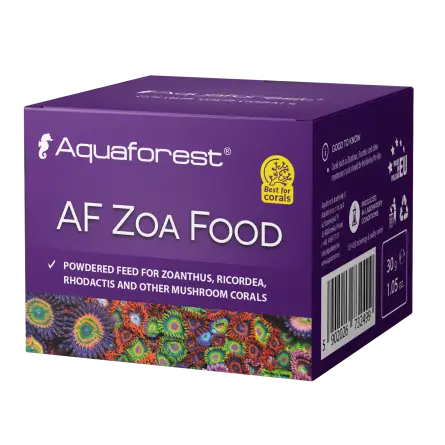 AQUAFOREST - AF Zoa Food - 30 G - Powder food for Zoanthus, Ricordea, Rhodactis and other mushroom corals