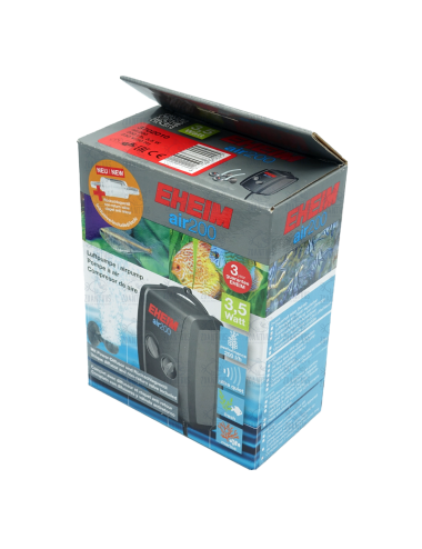 EHEIM - Pompe à Air 3702 - 200 l/h - Livré avec tuyau et diffuseurs