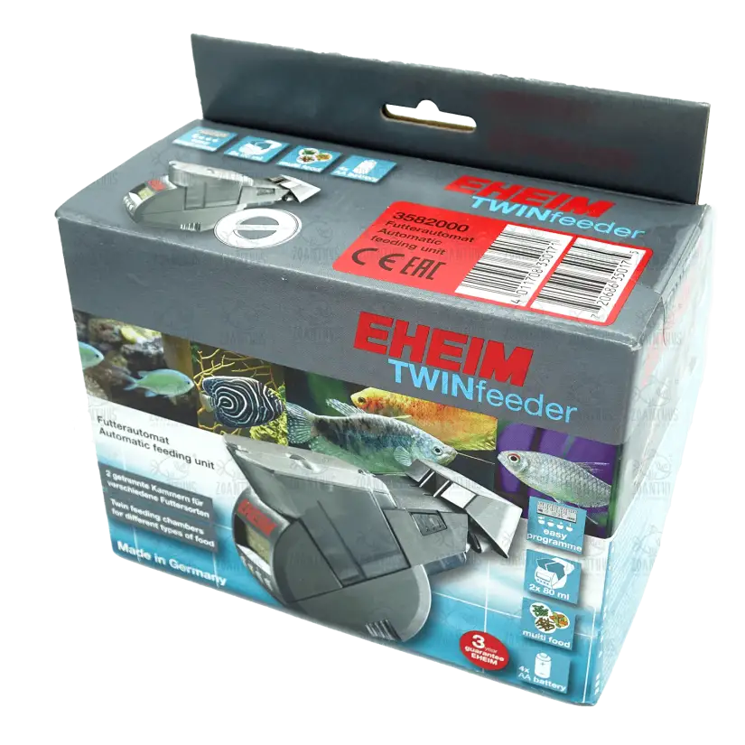 EHEIM - TWINfeeder - Distributeur de nourriture à deux compartiments