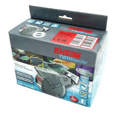 EHEIM - TWINfeeder - Distribuidor de alimentos com dois compartimentos EHEIM - TWINfeeder - Distribuidor de alimentos com dois compartimentos