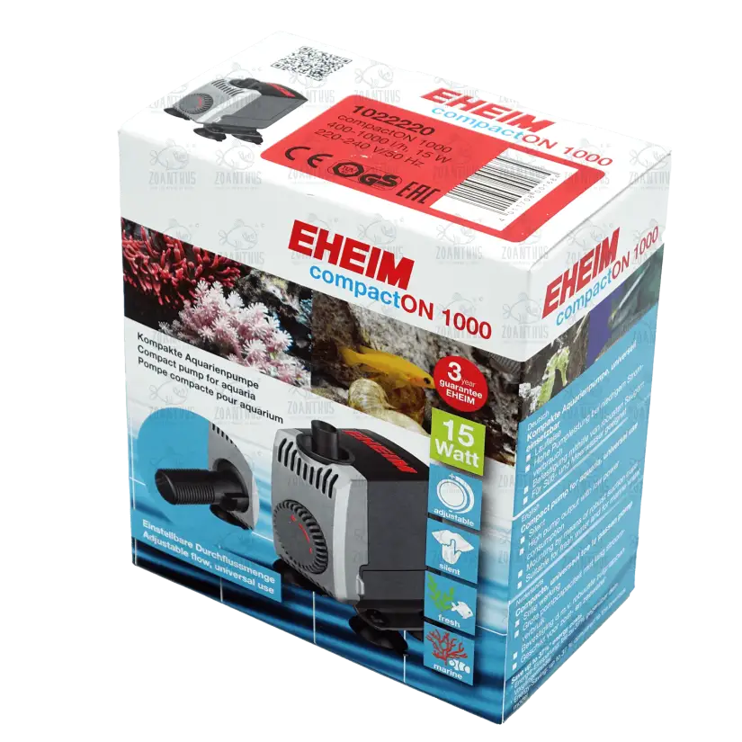 EHEIM - CompactON 1000 - Pompe à eau réglable 1000 l/h