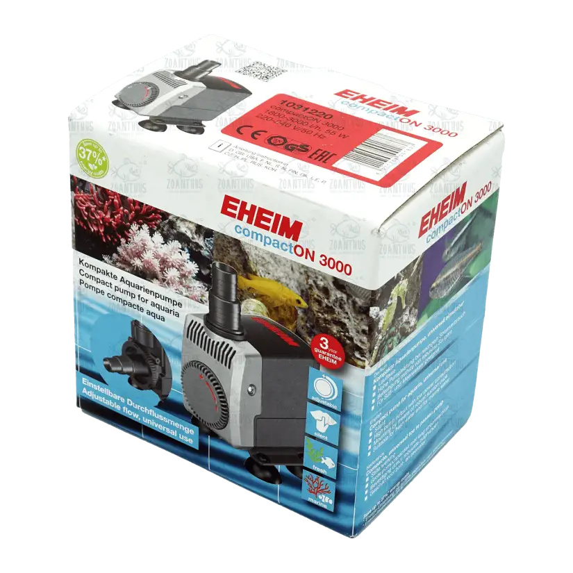 EHEIM - CompactON 3000 - Bomba de agua regulable 3000 l/h