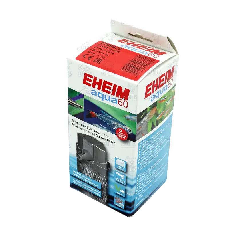 EHEIM - Aqua 60 - Filtro angolare interno per acquari fino a 60l