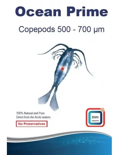 DVH Aquatic - Copepods 500-700 microns - cibo fresco per pesci e coralli - 50g
