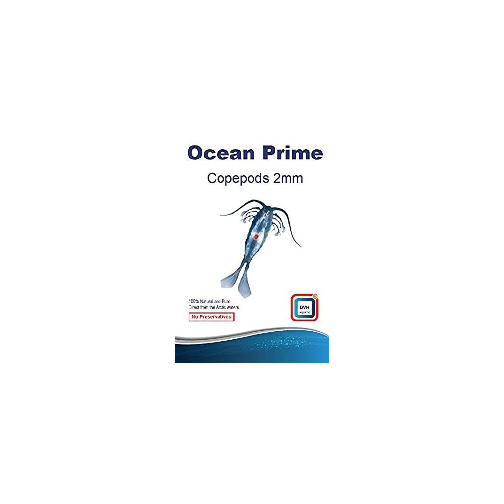 DVH Aquatic - Copépodos 2mm - Alimento fresco para peces y corales - 50g