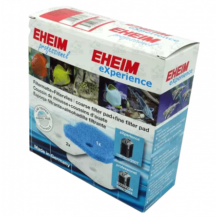 EHEIM - Coussins de mousse et ouate pour Filtres eXperience/professionel 150, 250 et 250T