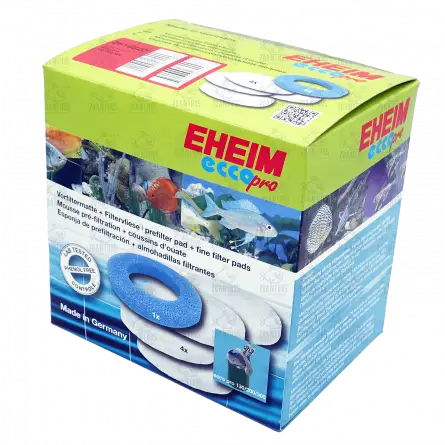 EHEIM - Lot de mousses filtrantes - Ouates+mousse bleue - Pour Ecco Pro