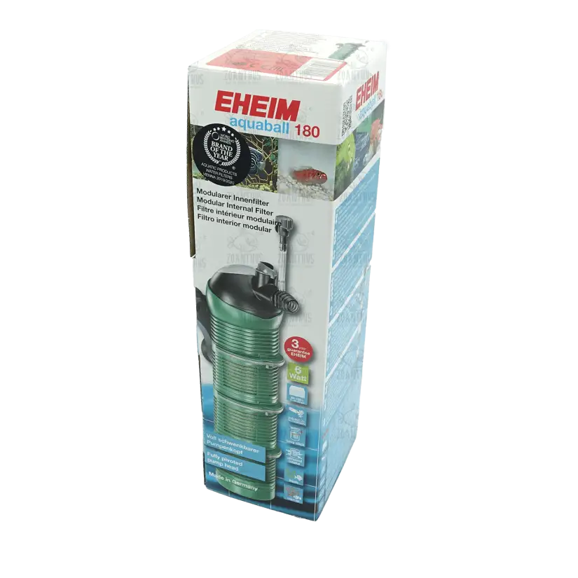 EHEIM - Aquaball 180 - Filtre interne pour Aquarium jusqu'à 180l