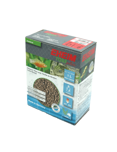EHEIM - TORFpellets - 1l - Tourbe filtrante pour aquariums - Avec filet