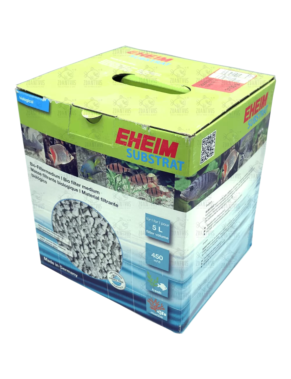 EHEIM - SUBSTRAT - 5l - Matériau filtrant biologique poreux