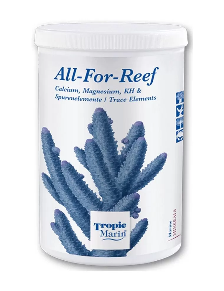 TROPIC MARIN - All for Reef Powder - 1,6 KG - Minéraux aquariums d’eau de mer
