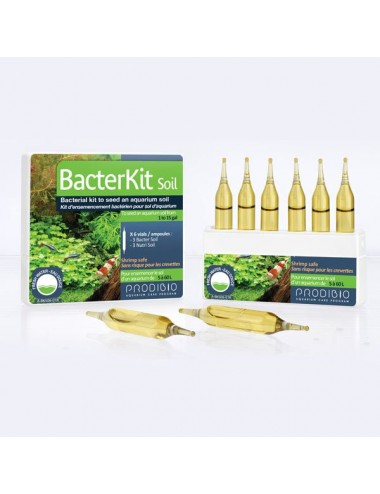 PRODIBIO - Bacterkit Soil - 6 Ampullen -Bakterien-Aussaatset für Aquarienerde