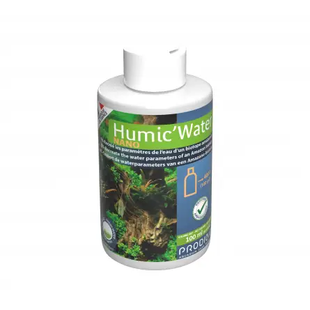 PRODIBIO - Humic'Water Nano - 100 ml - Stellt die Wasserparameter eines Amazonas-Biotops wieder her PRODIBIO - Humic'Water Nano - 100 ml - Stellt die Wasserparameter eines Amazonas-Biotops wieder her