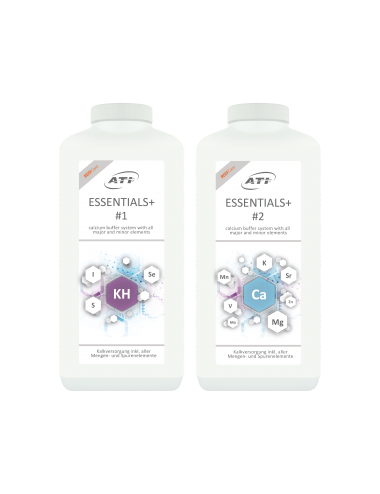 ATI - Essentials + - 1 and 2 - 2 x 2 L - Supply of KH elements, calcium