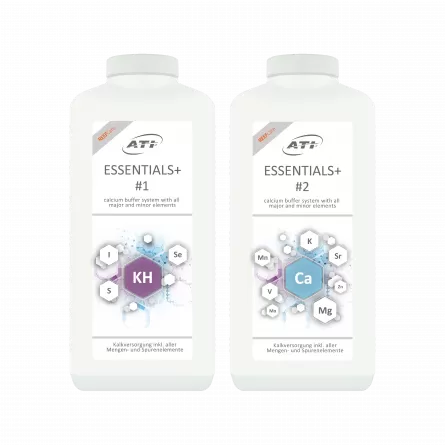 ATI - Essentials + - 1 et 2 - 2 x 10 L - Approvisionnement en éléments KH, calcium