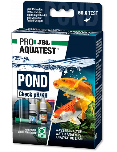 JBL - Pond Check pH et KH - 2x10 ml - Test rapide pH et KH pour les bassins
