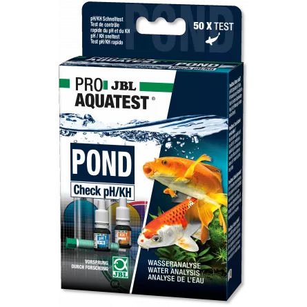 JBL - Pond Check pH et KH - 2x10 ml - Test rapide pH et KH pour les bassins
