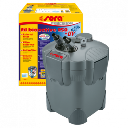 SERA - Bioactive 250 + UV navoj - 250l zunanji filter - za sladkovodne akvarije z UV-C SERA - Bioactive 250 + UV navoj - 250l zunanji filter - za sladkovodne akvarije z UV-C