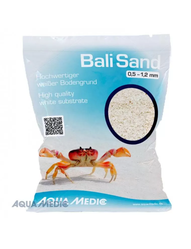 AQUA-MEDIC - Bali Sand - 0,5 - 1,2 mm - 10 kg - Sable calcaire blanc