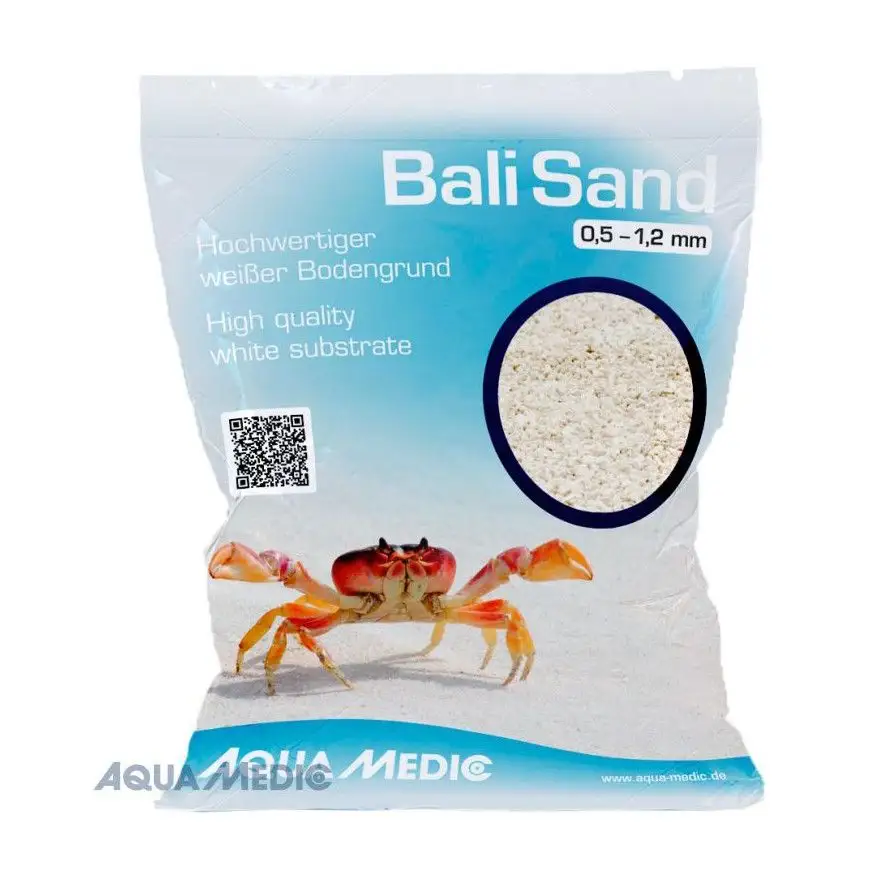 AQUA-MEDIC - Bali Sand - 0,5 - 1,2 mm - 10 kg - Sable calcaire blanc