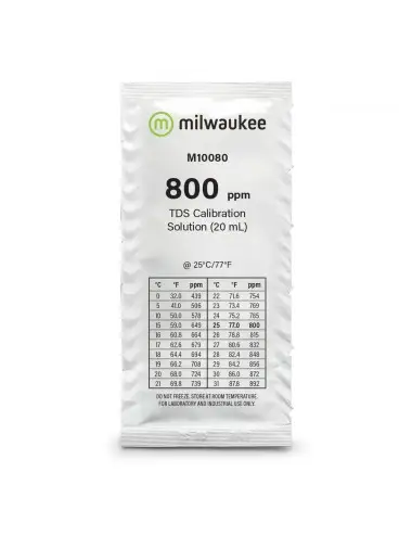 MILWAUKEE - Solution de calibrage 800 ppm - 20ml