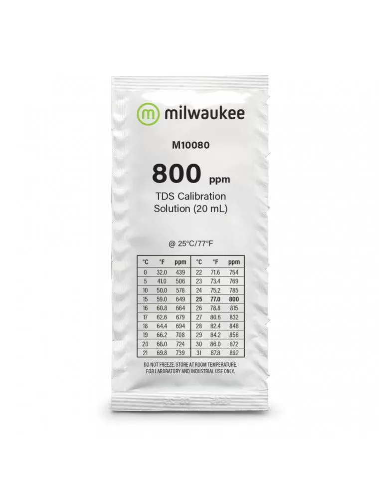 MILWAUKEE - Kalibratieoplossing 800 ppm - 20 ml