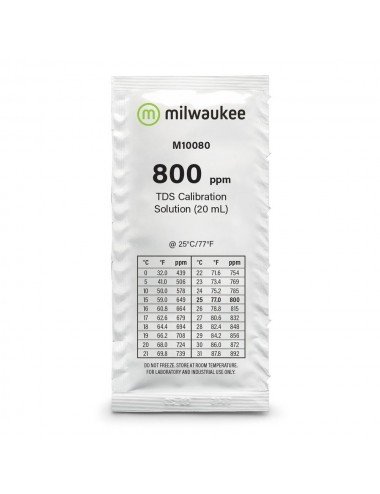 MILWAUKEE - Solução de calibração 800 ppm - 20ml
