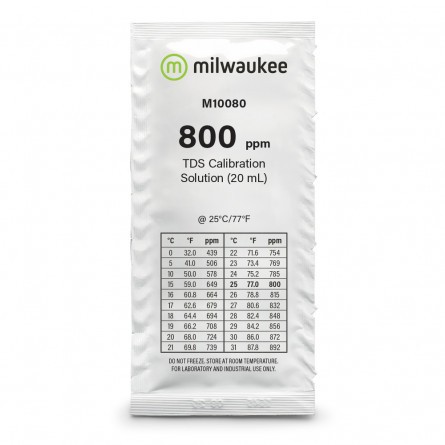 MILWAUKEE - Calibration solution 800 ppm - 20ml MILWAUKEE - Calibration solution 800 ppm - 20ml