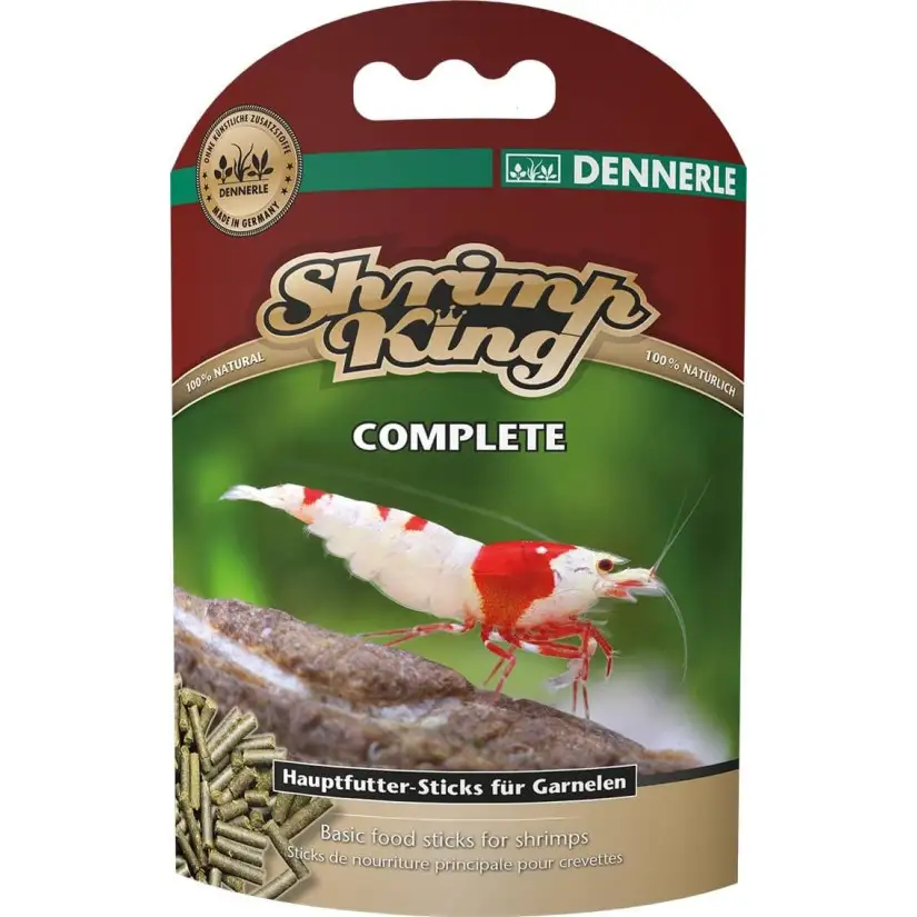 DENNERLE - Shrimp King - Complete - 45 g - Aliment complet pour crevettes d’ornement