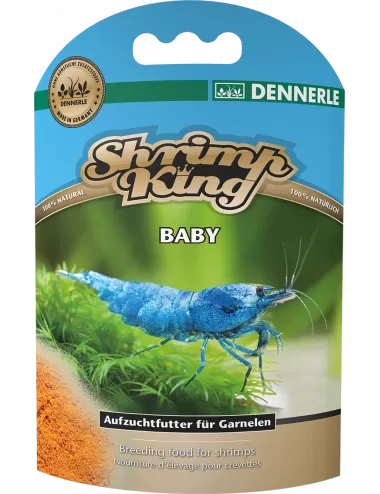 DENNERLE - Shrimp King - Baby - 35 g - Nourriture d'élevage pour bébés crevette
