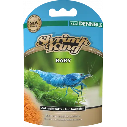 DENNERLE - Shrimp King - Baby - 35 g - Comida de criação de camarão para bebês DENNERLE - Shrimp King - Baby - 35 g - Comida de criação de camarão para bebês