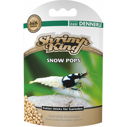DENNERLE - Shrimp King - Snow Pops - 40 g - Garnelenfutter-Sticks DENNERLE - Shrimp King - Snow Pops - 40 g - Garnelenfutter-Sticks